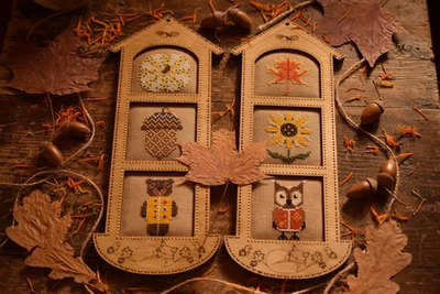 Рамочка-домик "Осенняя" на три окошка