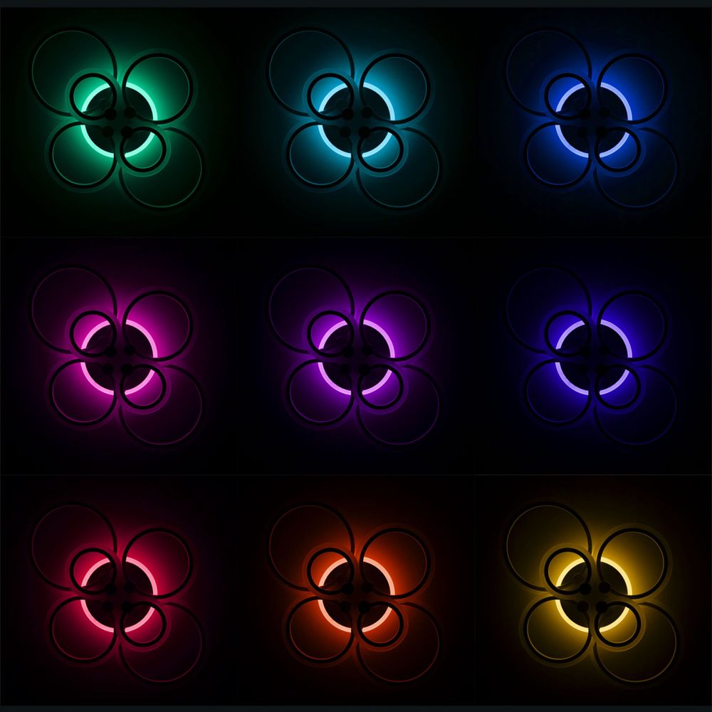 Citilux Сента CL237B160E RGB Люстра с пультом Белая