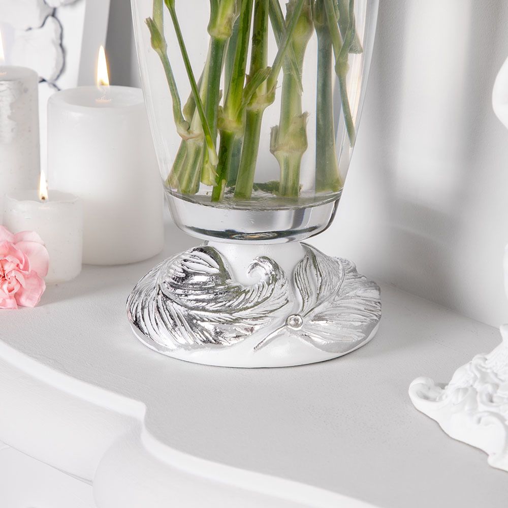 Ваза для цветов Боа Флора Сильвер