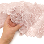 Кружево эластичное ПУДРА, 21см