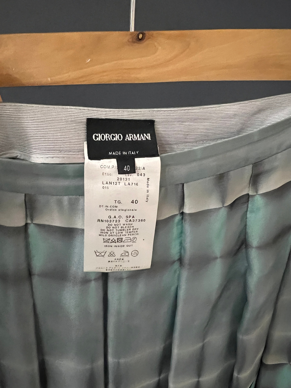 Шелковая юбка Giorgio Armani, M