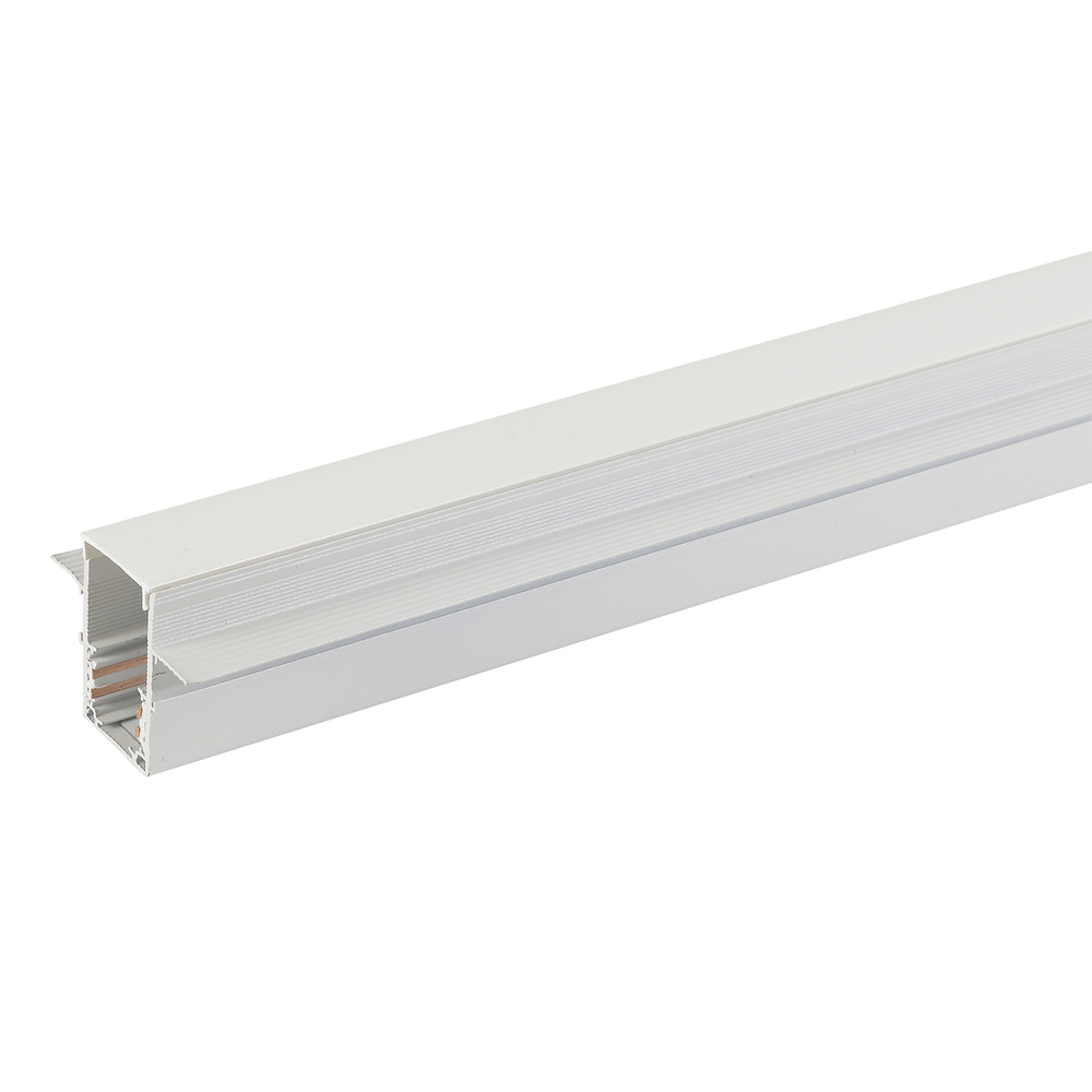 Шинопровод магнитный встраиваемый для ГКЛ 12,5 мм Crystal Lux CLT 0.123 02 L2000 WH 2м