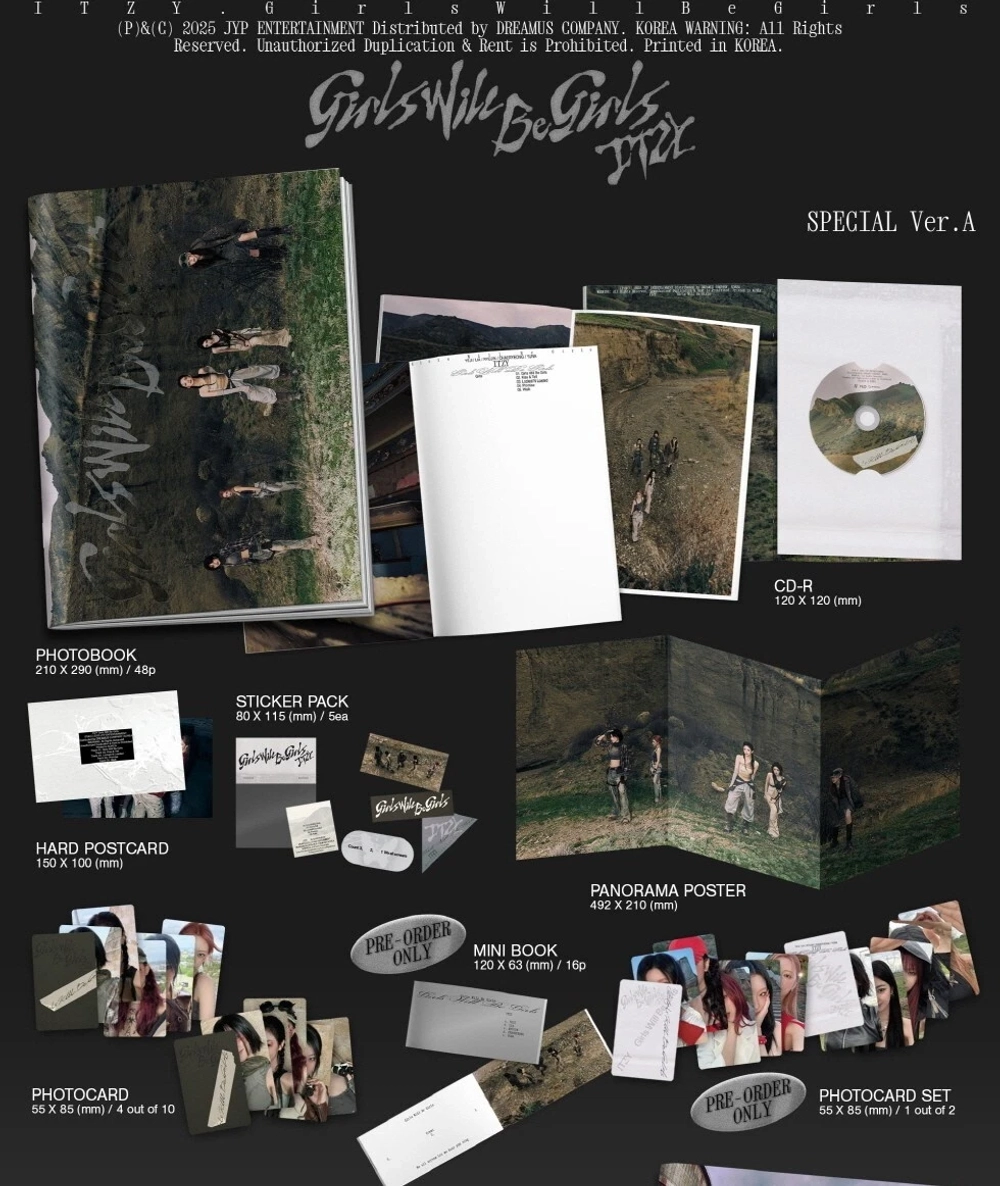 Альбом ITZY - Girls Will Be Girls [Special ver.] (A ver.)