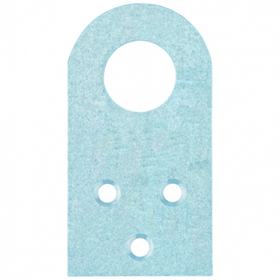 Проушина прямая СибрТех 2 мм 70x30 мм цинк (46502)