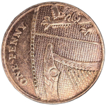 United Kingdom, 1 Penny - Elizabeth II (4th Portrait), 2012, XF