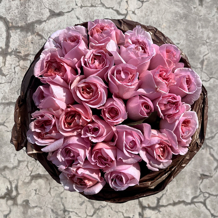 Шоколя Романтика — букет ароматных воланных роз