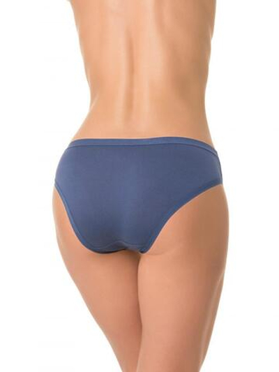 Бамбуковые однотонные трусики-слипы (Размер: XL) (Цвет: темно-синий)