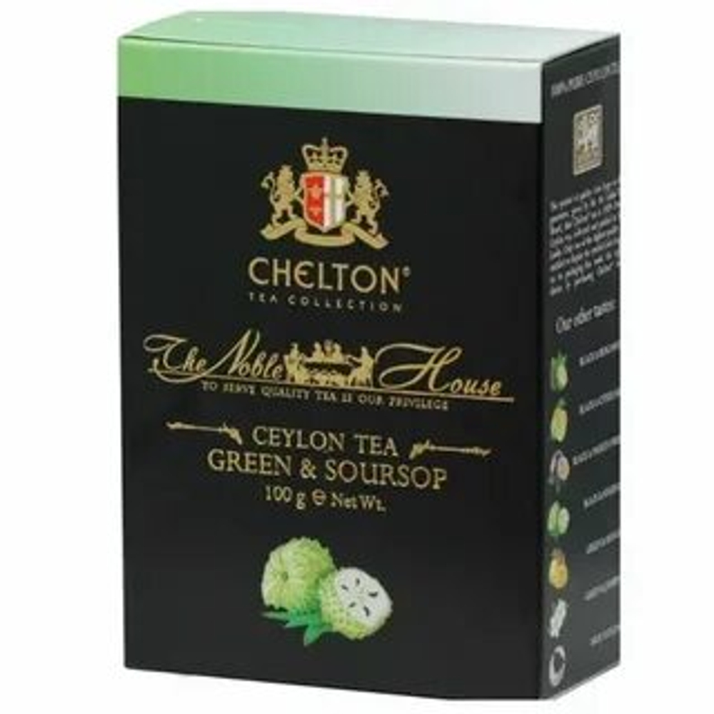 Chelton Благородный дом Чай лист черн.+зелен с саусепом 100гр/24  картон