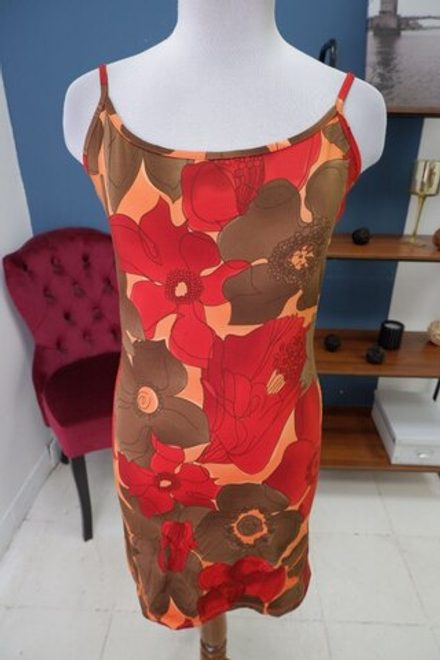 Платье мини яркое 46 размер