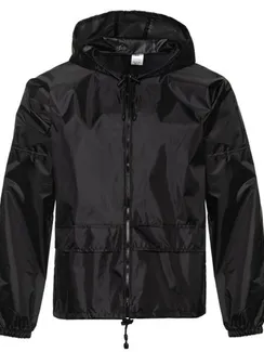 Ветровка унисекс, размер M, цвет черный