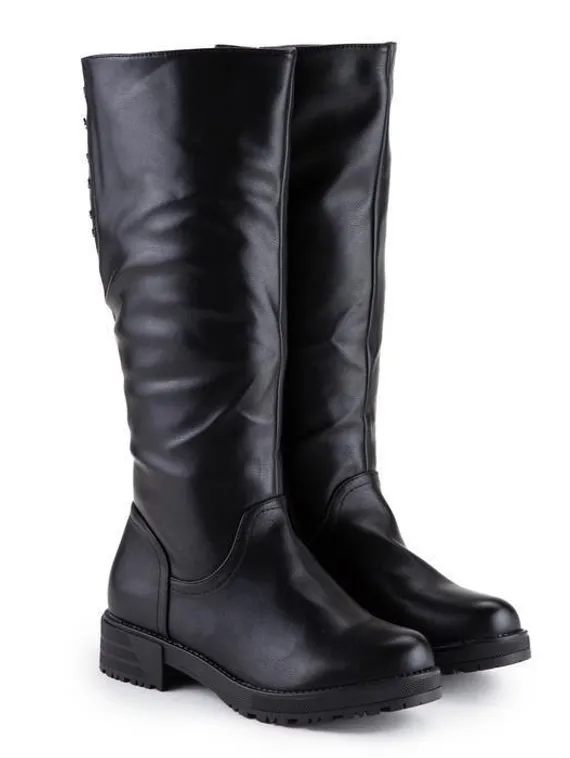 Сапоги женские, цвет чёрный, размер 41