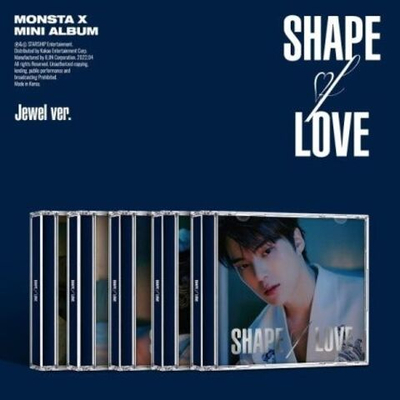 Альбом MONSTA X - SHAPE of LOVE 11th Mini Album Jewel Case RANDOM Version