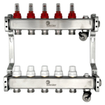 Коллектор с расходамерами 1"-3/4" - 5 вых. Wester MUFS
