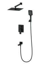 Душевая система встраиваемая WONZON & WOGHAND EDGE WW-88939003-MB черный матовый