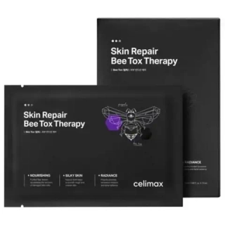 Тканевая маска выравнивающая с прополисом и пчелиным ядом CELIMAX Skin Repair Bee Tox Mask