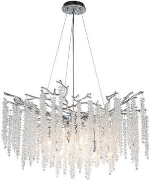 Люстра подвесная 10*Е14 2167/09/10P хром Eiva Stilfort