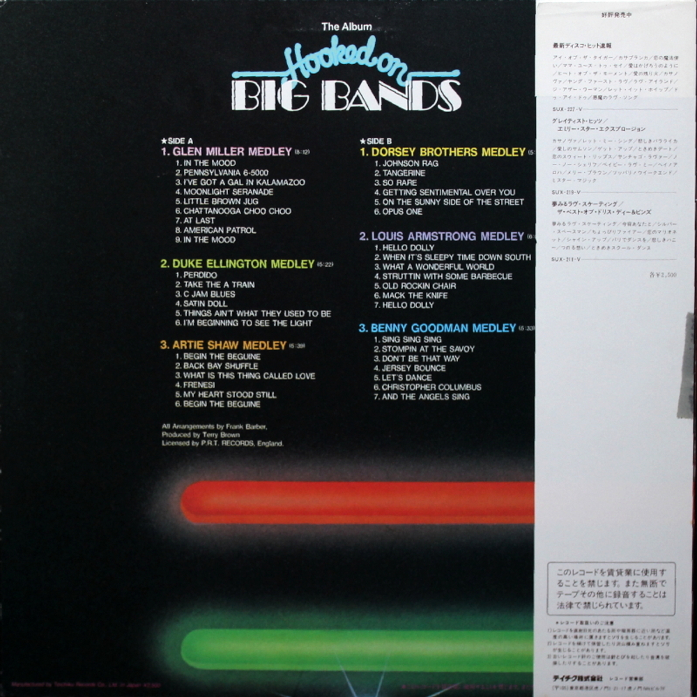 The Frank Barber Orchestra / Hooked On Big Bands (LP)