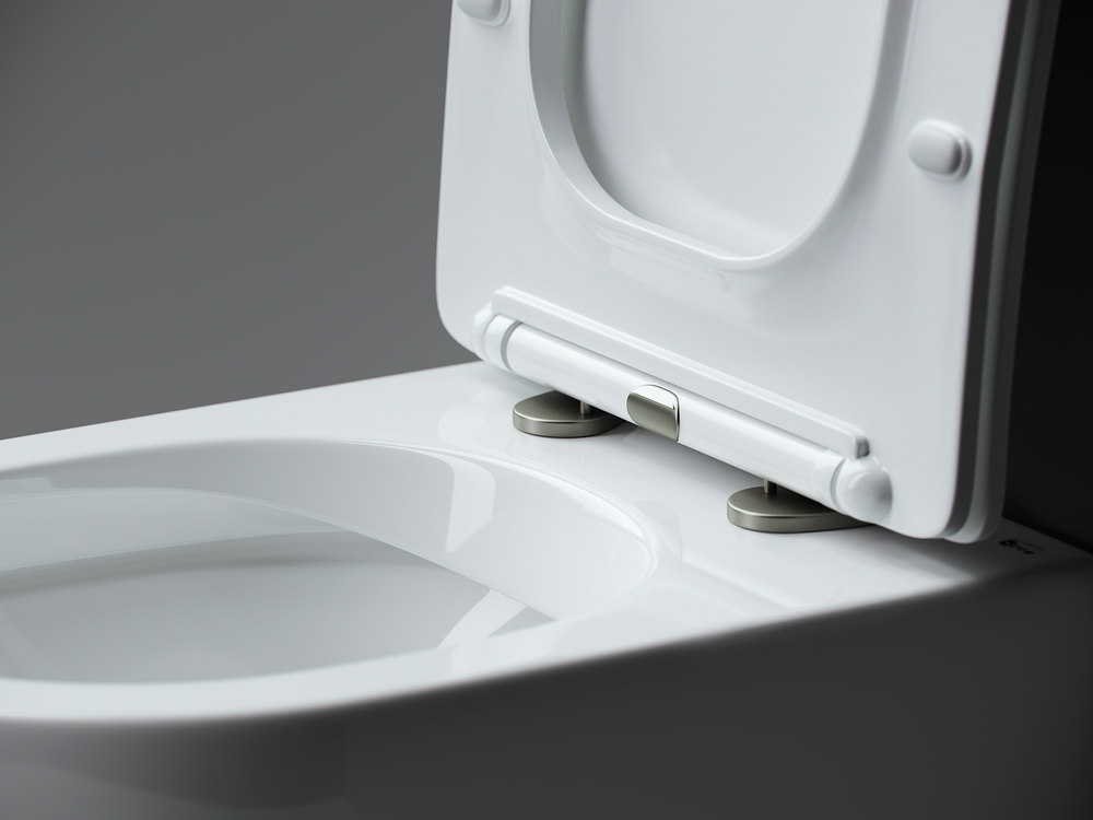 Подвесной унитаз Metropol Rimless белый