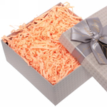 Наполнитель бумажный для подарков «Пастель» 50г (гофре), персиковый