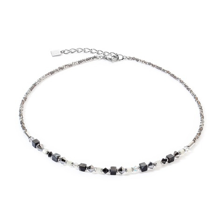 Колье Coeur de Lion Black-White 4239/10-1314