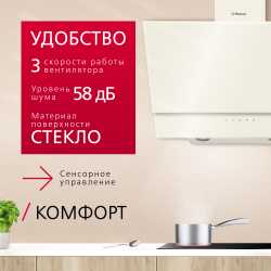 Наклонная вытяжка Hansa OKP6512SIWH