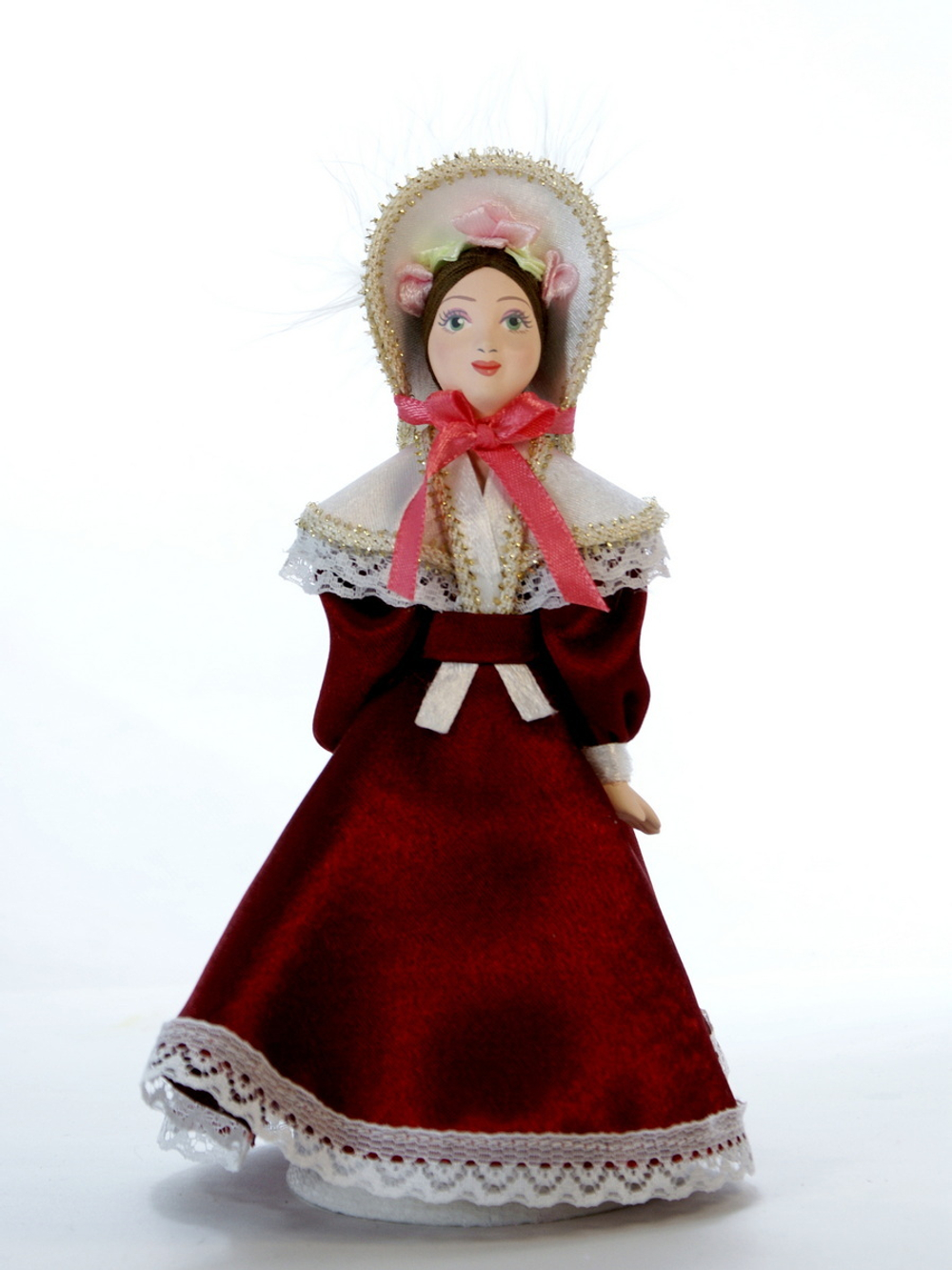 Кукла коллекционная Барышня в летнем платье 19 века