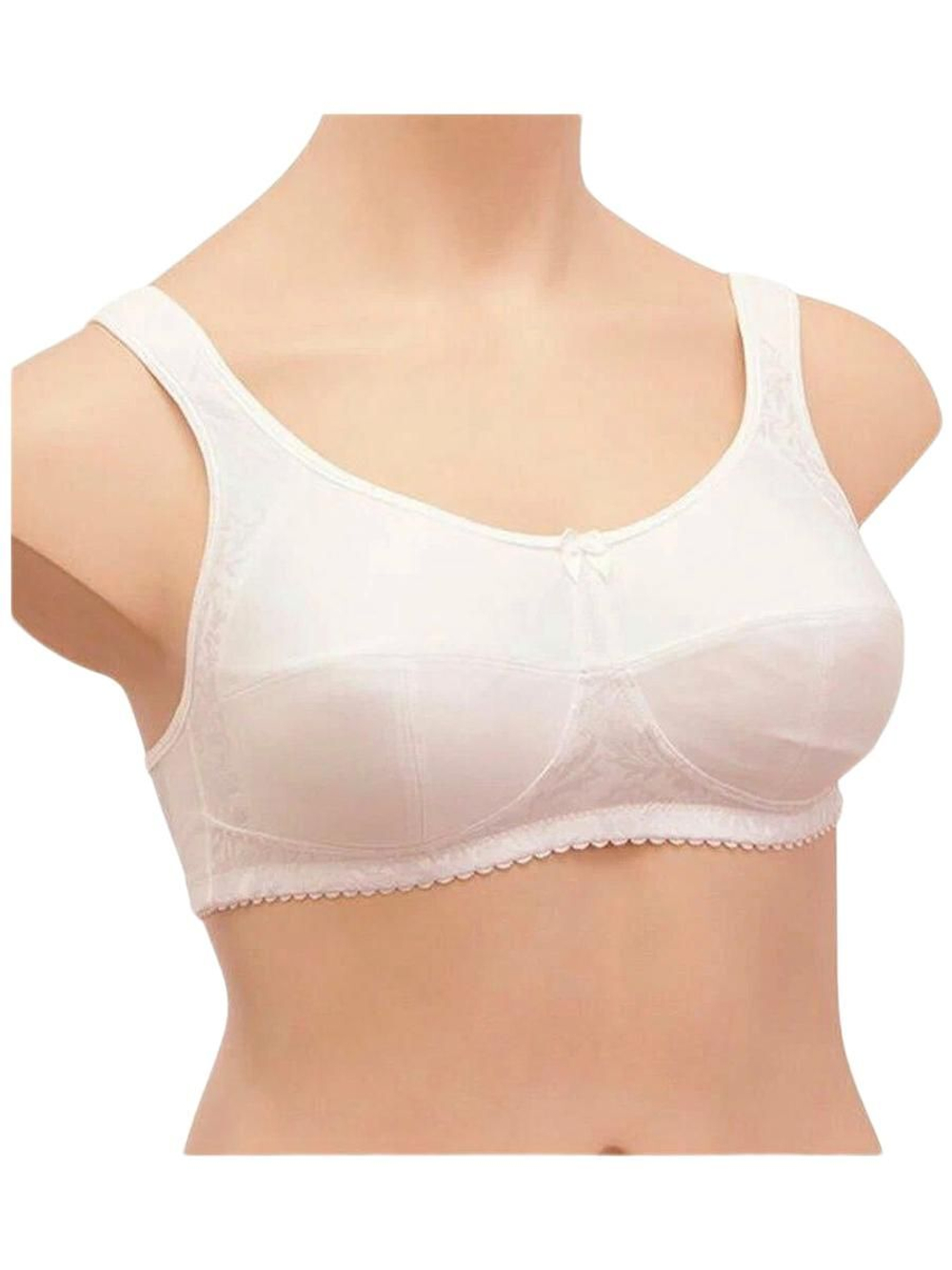 Бюстгальтер для фиксации экзопротеза молочной железы Valeria 100G белый