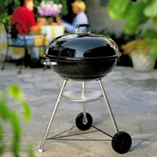 Угольный гриль Weber Compact Kettle, 57 см, чёрный