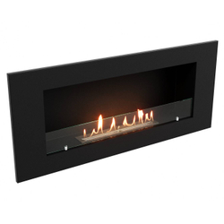 Каминокомплект:Биокамин Firelight BFP/W-110+Набор керамических камней М, черные