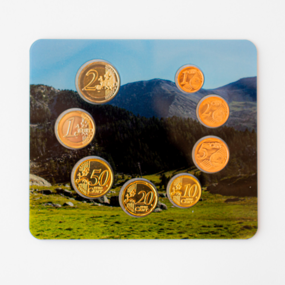 Andorra 2017 Brilliant Uncirculated (BU) Coin Set