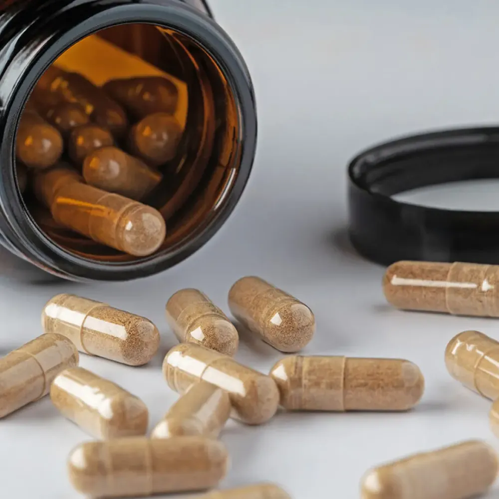 Грибной микс " Женский баланс" ( королевский мухомор, рейши, ежовик, ашваганда )