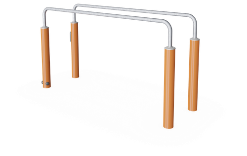 Параллельные брусья, со знаком безопасности