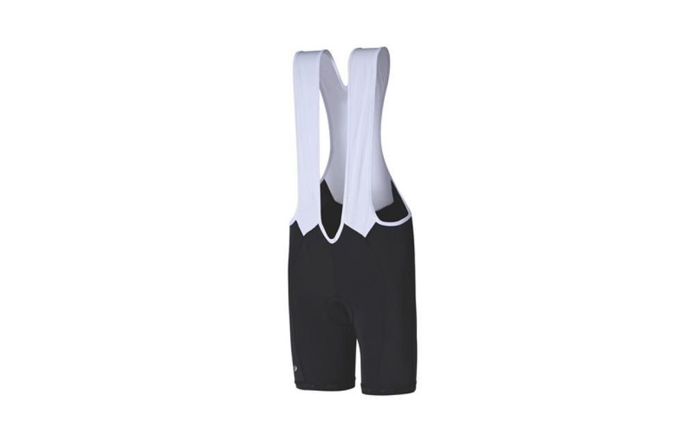 BBW-211 bib-short Squadra black with white upper