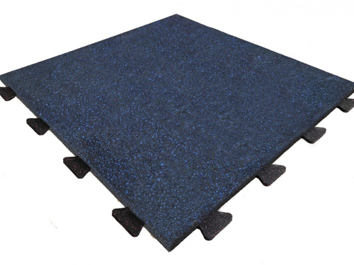 Резиновая плитка EcoStep Gym Space 1000х1000 (25-30 мм) со встроенными замками