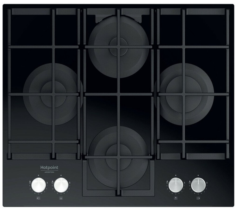 Встраиваемая газовая варочная панель Hotpoint-Ariston QS 61F/BK