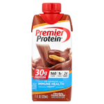 Premier Protein, высокопротеиновый коктейль, шоколад и арахисовая паста, 4 шт. по 325 мл (11 жидк. унций)