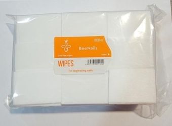 БЕЗВОРСОВЫЕ САЛФЕТКИ BEE NAILS 1000 ШТ, Белые