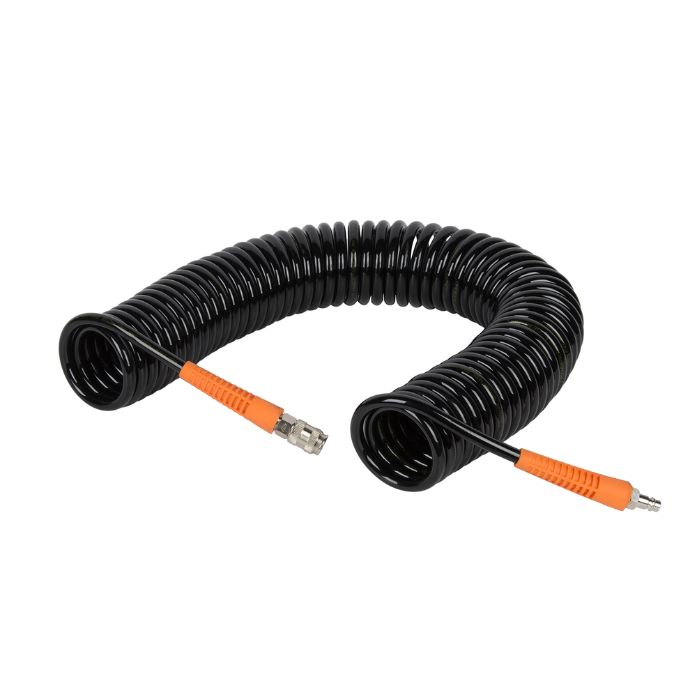 WDK-65715 Шланг пневматический спиральный с БРС, 15 м