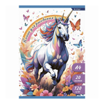 Папка для рисования Alingar, формат А4, 20 листов, офсет, серия "Волшебный единорог"