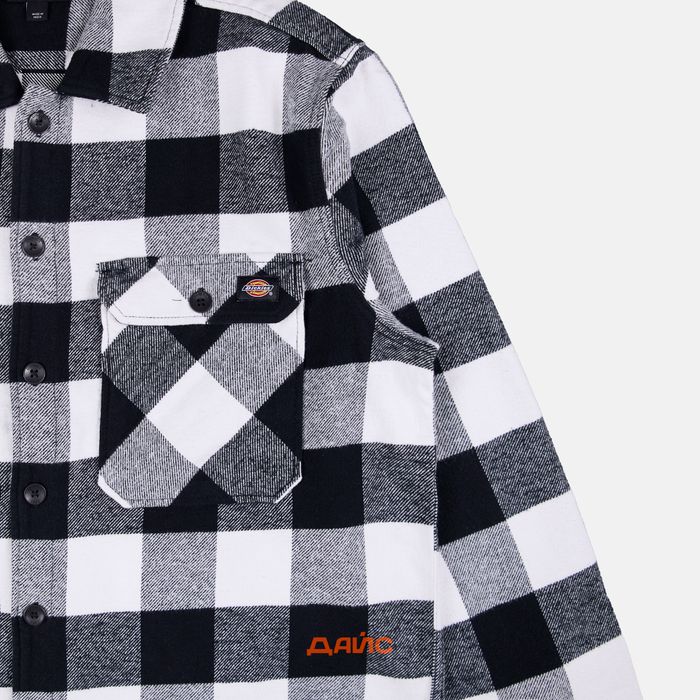 Рубашка мужская Dickies Sacramento Long Sleeve Shirt артикул:WLR23BLK - купить в магазине Дайс