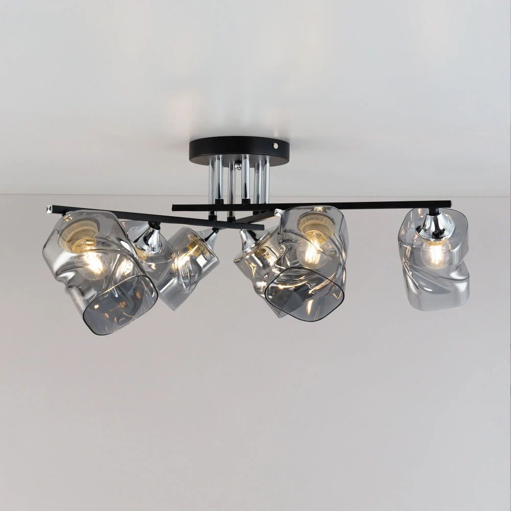 Citilux Клаус CL134165 Люстра потолочная Чёрная