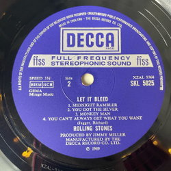 Винтажная виниловая пластинка LP Rolling Stones Let It Bleed (UK 1974)
