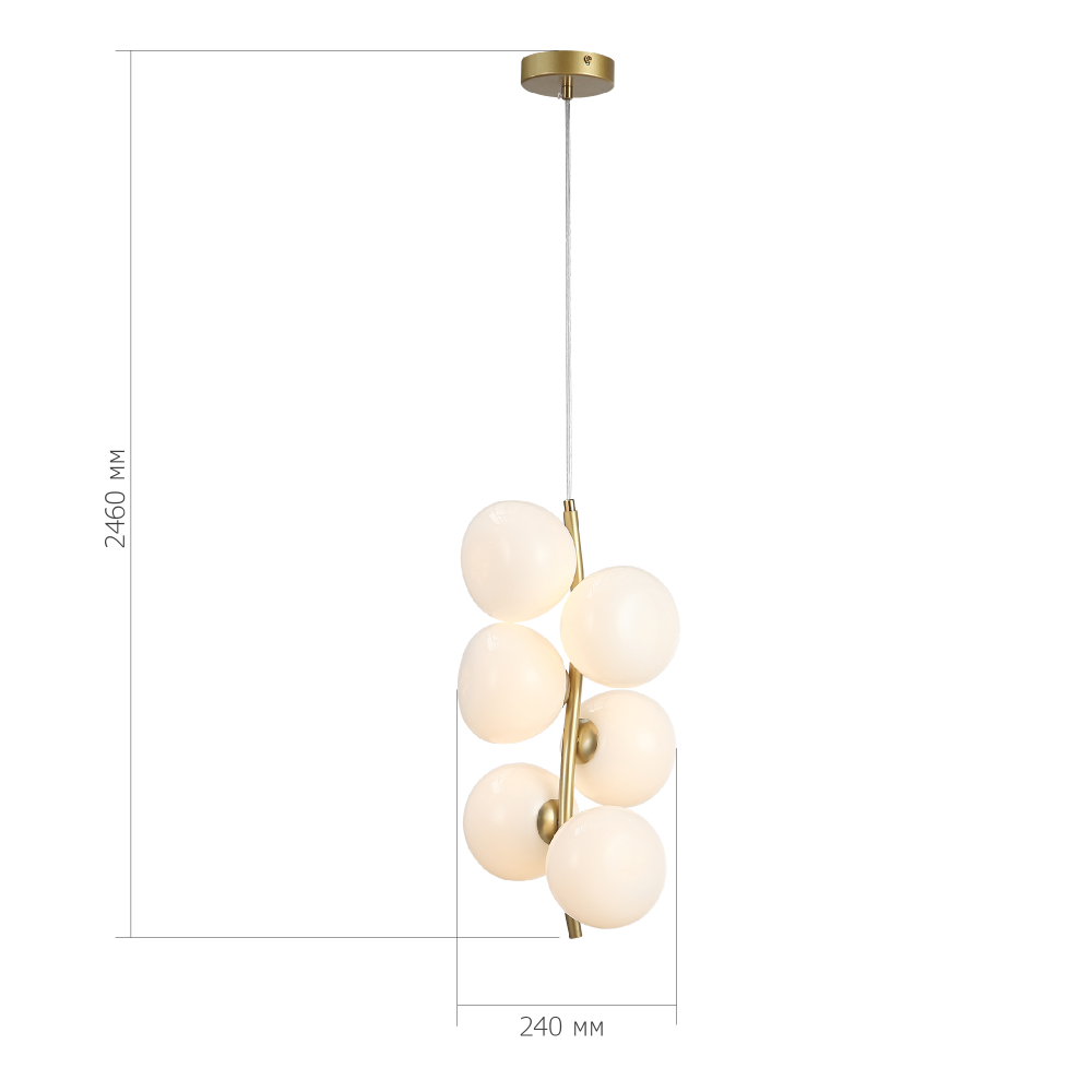 Светильник подвесной SWEVEN G9 LED 6х5W