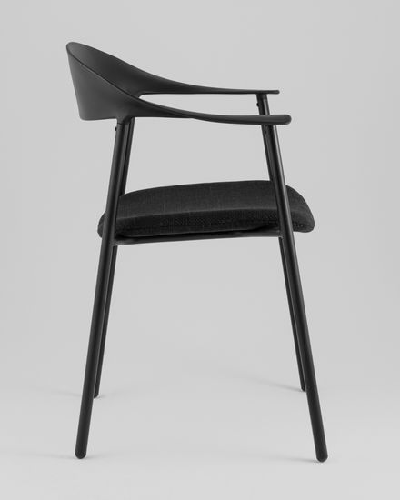 Стул Form с подушкой пластик черный