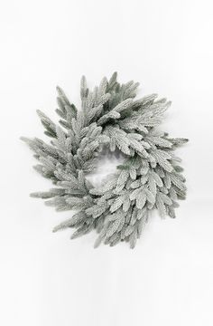 Венок Скандинавский Заснеженный 45см
