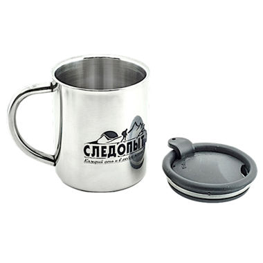Термокружка 200мл Следопыт PF-CWS-P61 с ручкой ( Изотермическая )