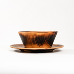 Набор деревянных тарелок из дерева сибирский кедр - 2 шт. TN74