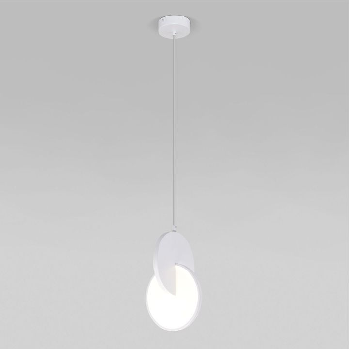 Подвесной светодиодный светильник Eurosvet Lang 50225/1 Led белый