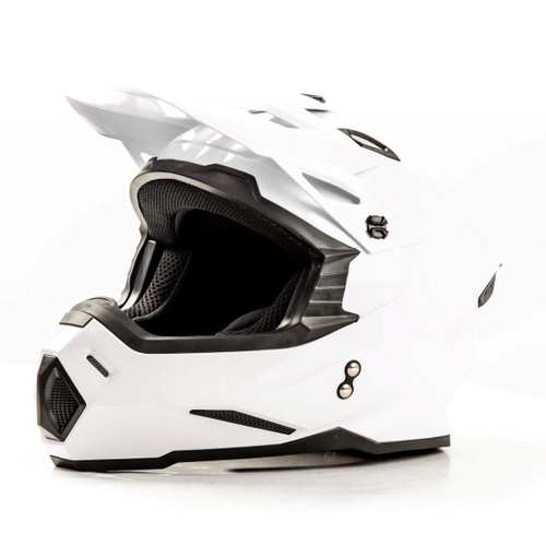 Шлем мото кроссовый HIZER J6801 №2 (S) white