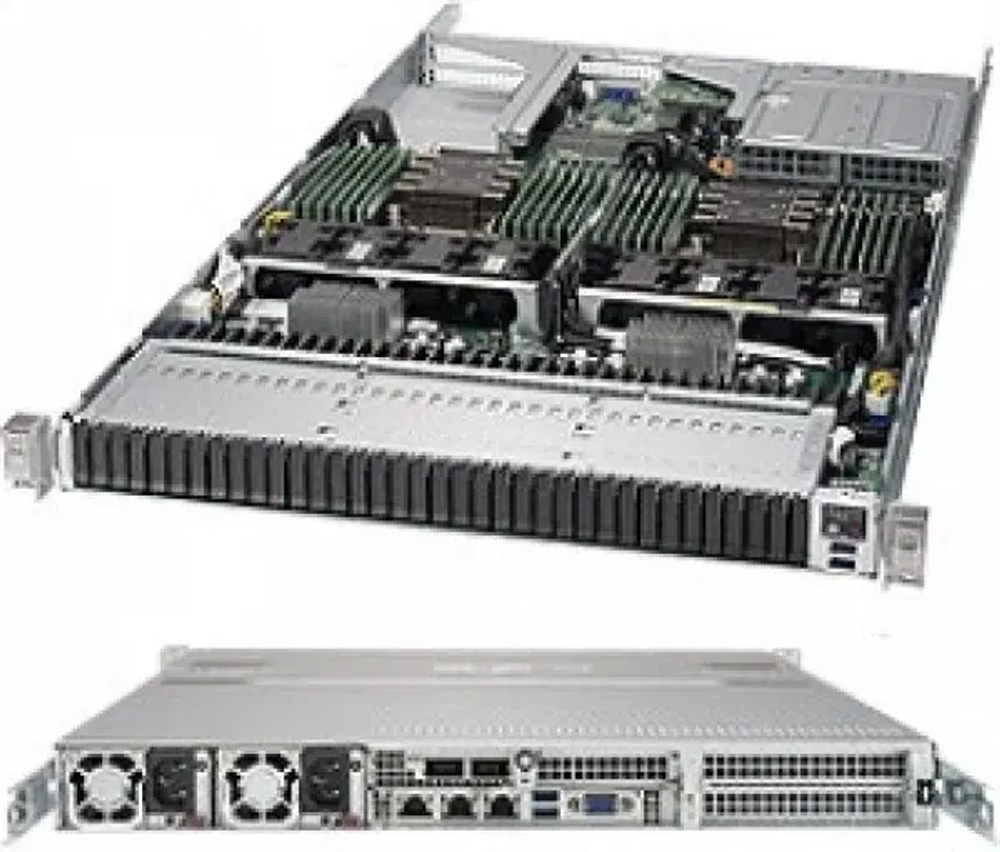 Сервер Supermicro SSG-1029P-NMR36L Storage • 121M3-R1K62P • X11DSF • 1U IPMI NGSFF